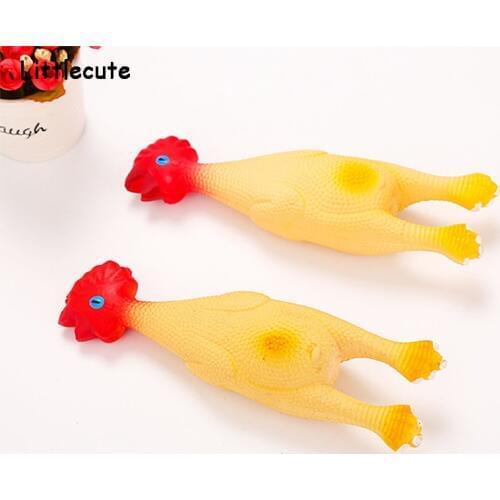 Screaming Chicken Squeeze Sound Toy Pet Dog Toys Shrilling Decompression Chewing Squeak Vent Chicken Tool Pet Product