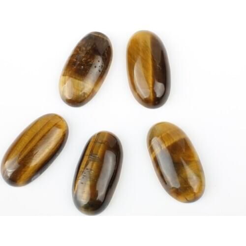 2pcs Hot Natural Semi-precious Stone Oval Convex Colorful Ring Face Cut Pendant Jewelry Making DIY Necklace Bracelet Accessories