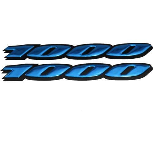 KODASKIN Motorbike Motorcycle Raised 3D 1000 emblem Sticker Decals For GSXR1000 K4 K6 K7 K8 K9 L1