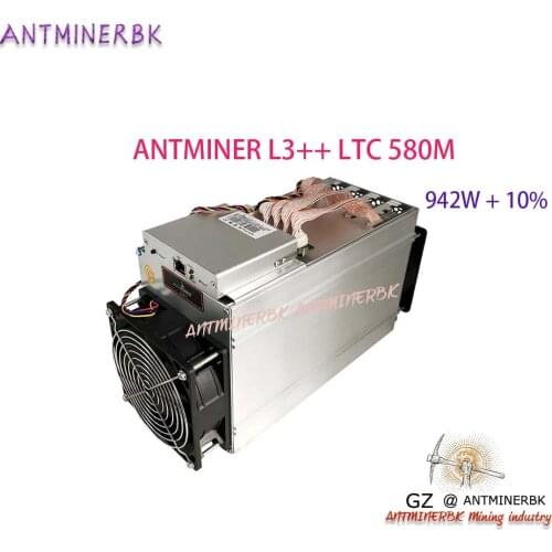 The updated version ANTMINER L3++ LTC 580M 942W is on wall scrypt miner LTC Mining. Delivery within 48 hours is better than Antm