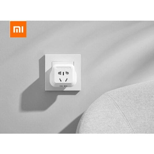 Original xiaomi mijia 15A/13A/10A 250V Travel Universal Power Outlet Adapter UK/US/EU/DE to Universal Plug Socket Converter