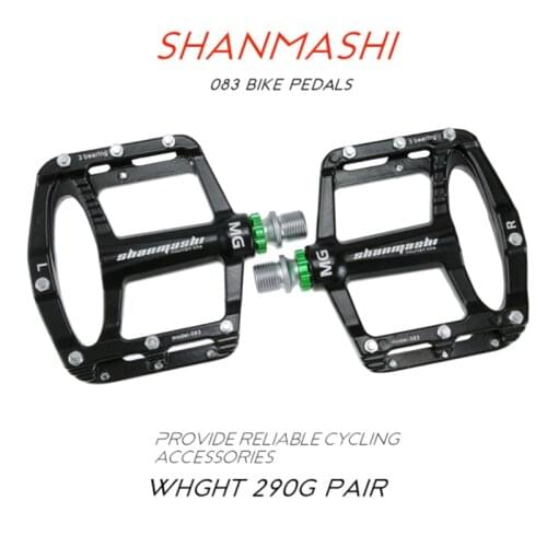 Mountain Bicycle Pedal Magnesium Alloy 3 Bearing CNC MTB Road Bike Pedal BMX Ultralight Comfortable Anti-Slip Cycling Pedals