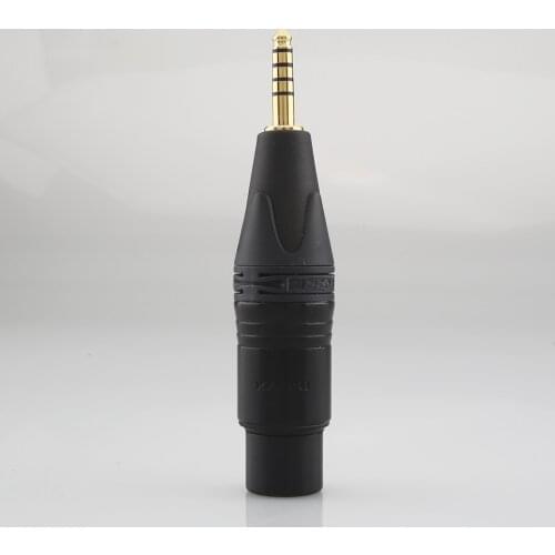 High Quality NEUTRIK 4 Pin XLR Female to 4.4mm Balanced Male Gold-Plated Adapter Male female Plug