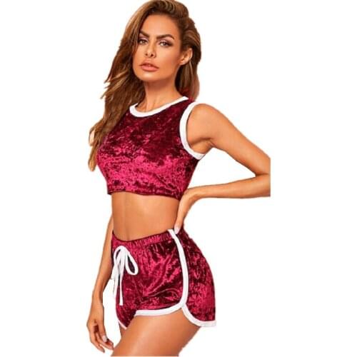 Sexy Pjs Pijamas Women Pajama Set Women Plus Size Lingere Sleepwear Kawaii Two Piece Set Summer Women Clothing Sets