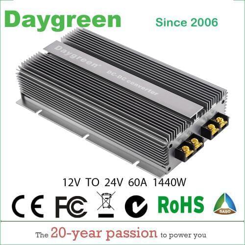 12V TO 24V 28V 30A 40A 50A 60A STEP UP DC DC CONVERTER Daygreen CE RoHS Certificated