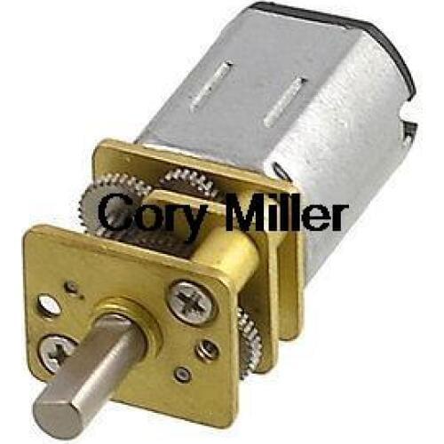 DC 12V 0.06A 80RPM 5Kg.cm Gear Box Speed Reduce Mini Motor New