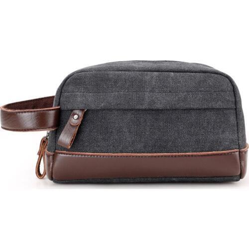 Canvas Travel Toiletry Organizer Shaving Dopp Kit Travel Cosmetic Bag Makeup Men Handbag Casual Zipper Wash Cases Make Up Bolsas