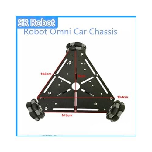Smart Robot Omni Car Chassis For Arduino Wheel DIY Trolley Model Car Model Graduation Design Small Car Competition Competition