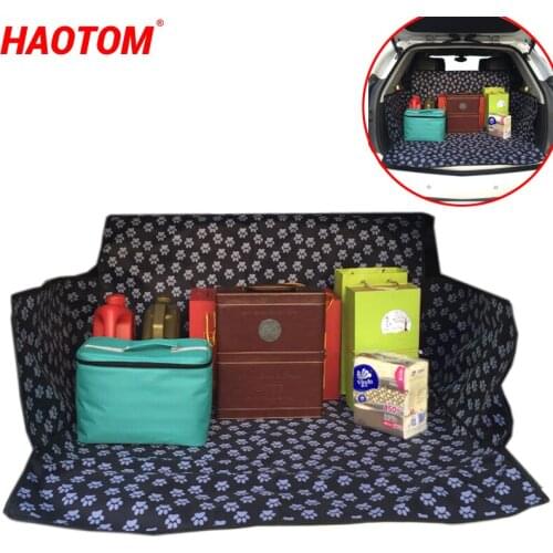Trunk Dog Carrier Waterproof Seat Cover Foldable Oxford Protector Cushion Pet Mat Pad Hammock Dog Cat Anti-dirty Autostoel Hond