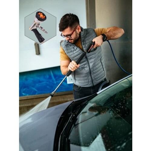 High Quality Metal High Pressure Water Gun Car Washer Cleaning Nozzle Garden Hose Water Gun Sprinkler Vegetable Garden Watering