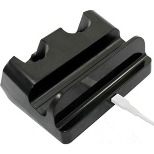 Charging Station Dock Stand Charger for Remote Controller for Gamepad with Batteries and USB Charging Cord