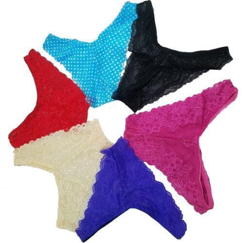 Women lace G-Strings shorts Briefs sexy underwear ladies panties lingerie bikini underwear pants thong intimate wear 2pcs 162