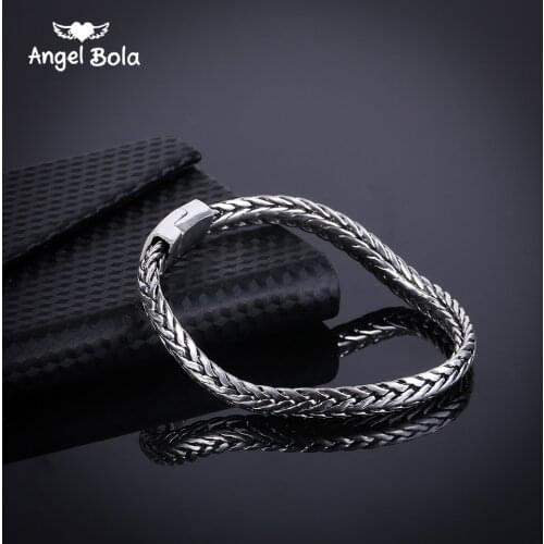 Cool Women Biker Bicycle Motorcycle Chain Ancient silver color Womens Buddha Bracelets & Bangles Fashion Jewelry B1019-9