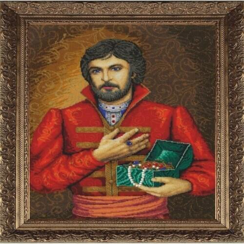 2020 Gold Collection Embroidery Princely Gift Cross Stitch Art with 14CT Aida Counted Canva & Free Shipping for Home Decoration