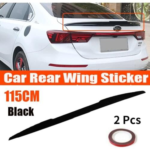 1/2Pcs Universal Car Rear Wing Spoiler Protector Tail Side Skirt Lip Chin Spoiler Splitter