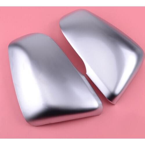 1 Pair Silver Car Wing Mirror Cover Cap ABS Fit for BMW X1 E84 F20 F21 F22 F30 F32 F33 F36