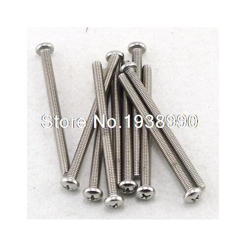 10) Metric M5x70mm Stainless steel Cross Recessed Pan Head Screws