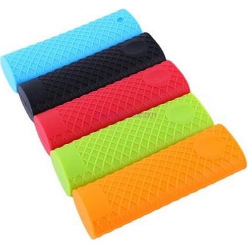 100pcs Unique Kitchen Tools Silicone Pot Pan Handle Saucepan Holder Sleeve Slip Cover Grip Cookware Parts Cookware Parts