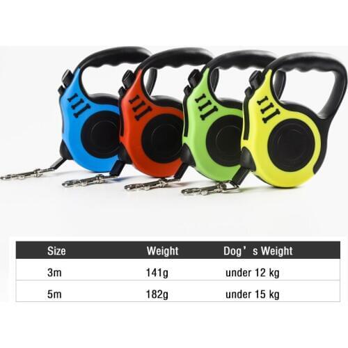 Leash Rope Pet Running Walking Extending Lead For Small Medium Dogs Pet Products Retractable Dog Leash Automatic Dog Puppy