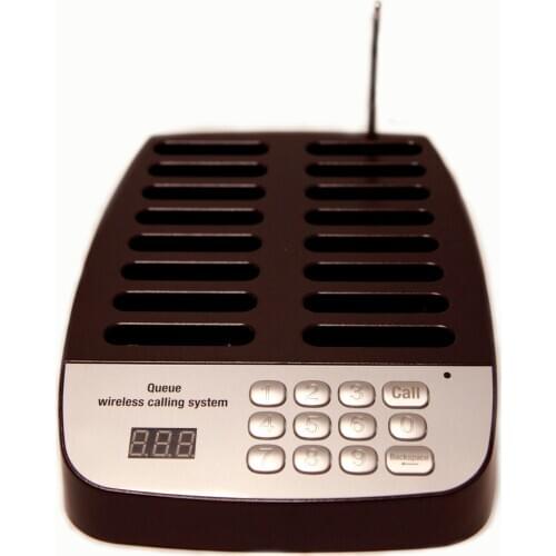 Wireless Coaster Calling Queue System For Restaurant 1 Keyboard Long Distance Transmitter