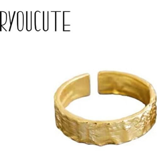 Bohemian Vintage Large Irregular Round Ring For Women Men Boho Antique Silver Color Knuckle Rings Boho Jewelry Anillos 2021