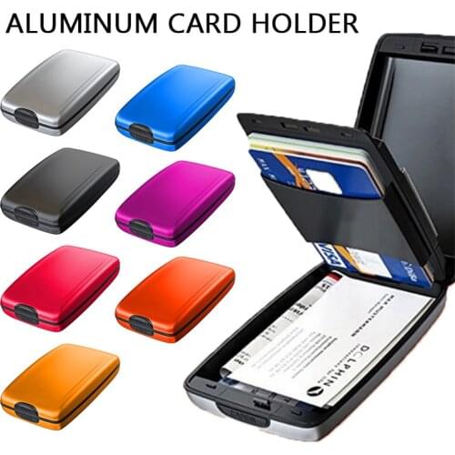 Case Wallet Protection-Holder Business-Card RFID Metal Credit Blocking Aluminum 1PC Anti-Scan