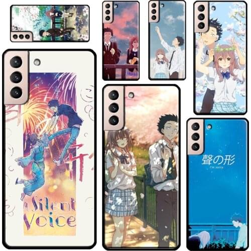 A Silent Voice Anime Love Cover For Samsung Galaxy S21 Ultra Note 20 Note 10 S8 S9 S10 S20 Plus S20 FE Phone Case