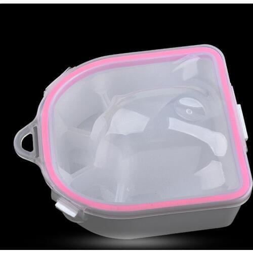 2017 Double Layer Gel Nail Polish Soak Off Bowl Remover Tool Soften Dead Skin Soaker Wet Wipes Cleaner Nails Accessoires