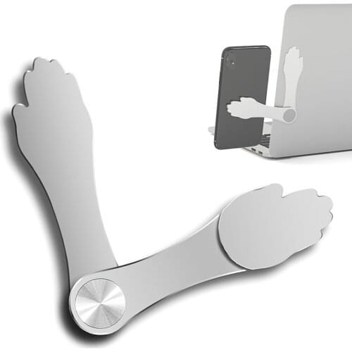 FOSITAN Screen Support Holder Laptop Side Mount Magnetic Mobile Phone Stand Tablet Bracket Multifunctional Adjustable Bracket