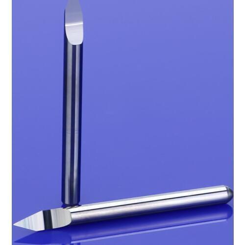 10pcs/lot 3.175mm 90Degree 0.1mm 3A TOP CNC Router bit Precision grinding V Shape Carbide PCB Engraving Bits milling Cutter