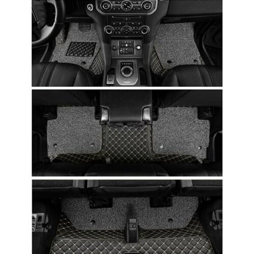 Good quality! Custom special car floor mats for Volvo XC90 7 seats 2014-2002 waterproof double layers car carpets for XC90 2013