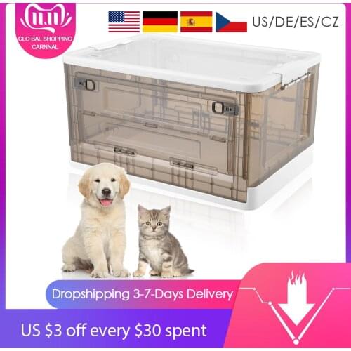 Puppy Incubator Nebulization Box Large Brooder Nursery Kitten Incubator Foldable With Wheels Easy To Carry Oxygen Room For Pets