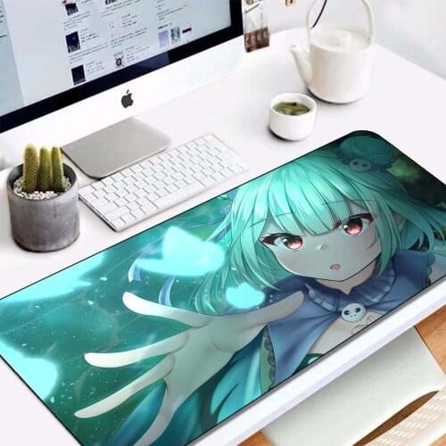 Keyboard Pad Game Pad Mouse Large Computer Mouse Pad Mouse Pad Pink Anime Keyboard Mouse Pad Speed Player Mouse Pad Uruha Rushia
