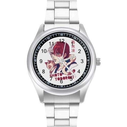 Boku No Hero Quartz Watch Round Teens Wrist Watch Design Steel Outdoor Affordable Wristwatch