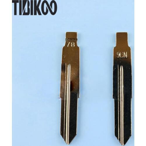 NO.78 Key Blade for Chery Fulwin A21 Replacement Key Blade Side Groove