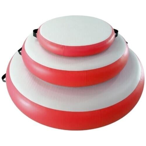 Hot No pump Inflatable Airspot Gymnastics Airtrack Air Track Air Spot Tumbling Mat Round Mat for Gym, Tumbling and Training