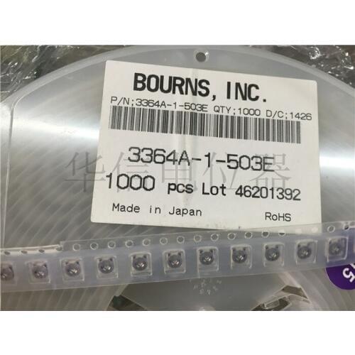 Original new 100% 3364A-1-503E SMD adjustable potentiometer 50K 0.2W SMD (SWITCH)