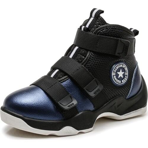 2021 Autumn Winter Boots Children Shoes For Kids Sneakers Fashion Leather Boots Plush Warm Flat Ankle Boots Boys Running Shoes