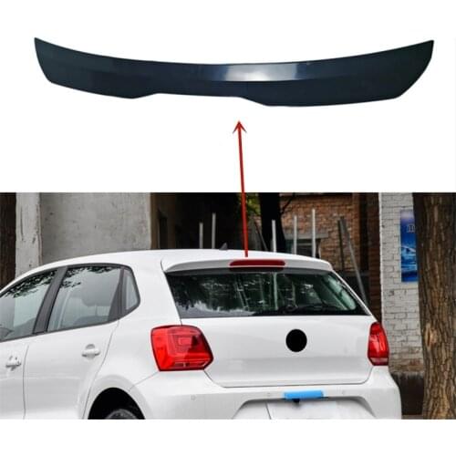 Use For Volkswagen Polo 2011-2019 Roof Spoiler Hatchback Universal Factory Style Rear Wing Sport Accessories Body Kit