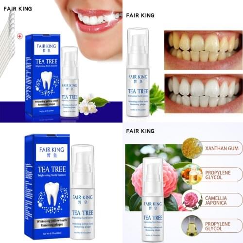 Tea Tree Teeth Whitening Powder Oral Hygiene Serum Plaque Cleaning Kits