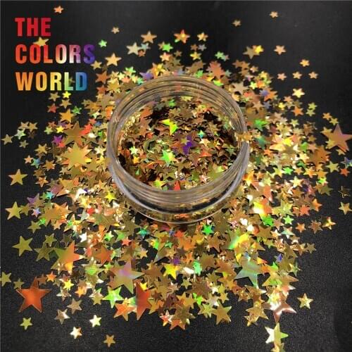 TCT-461 Star Mix Laser Colors Nail Glitter Nail Art Decoration Handwork Tumbler Crafts DIY Accessories Festival Party Supplier