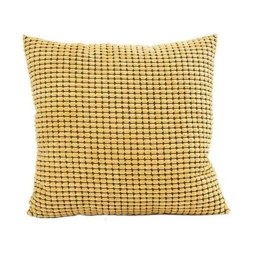 Comfortable home use cushion cover 45x45cm no inner square yellow green blue red soft sofa seat pillow covers X112