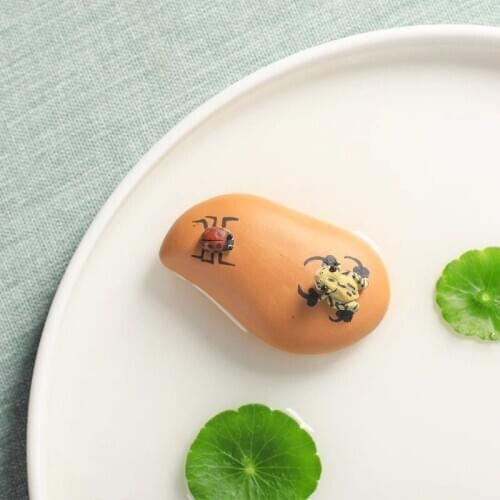 Tea House Decoration Yixing Purple Sand Tea Pet Water Spray Frog Watermelon Pumpkin Lotus Tea Set Decoration Kung Fu Decoration