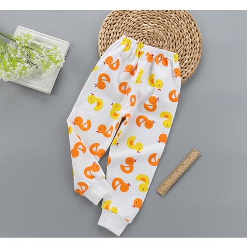 Spring Winter Girl Clothes Boys Trousers Loose Anime Casual Warmed Cotton Baby Home Pajama Kids Toddler Pants Children Clothing