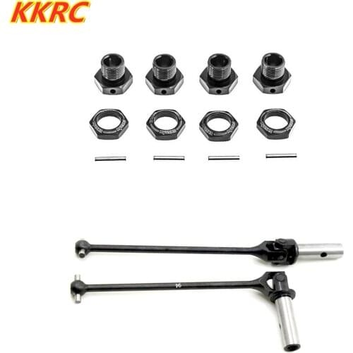 1set 94MM CVD Drive Shaft Transmission Shaft with Wheel Hex Hubs Adapter Nut Pin for KYOSHO MP10
