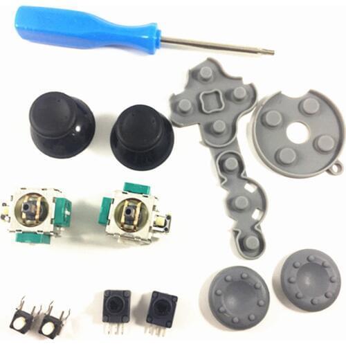 3D Analog Stick Sensor Potentiometer+Thumb Sticks+LT RT Trigger Switch Button for Xbox 360 Controller Repair 13 in 1 Accessories
