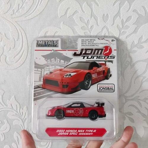 8CM 1:64 Scale 2002 HONDA NSX TYPE-R JAPAN SPEC Super Car Model Metal Diecast Vehicle Alloy Toy for Adult Collection Boys Toys