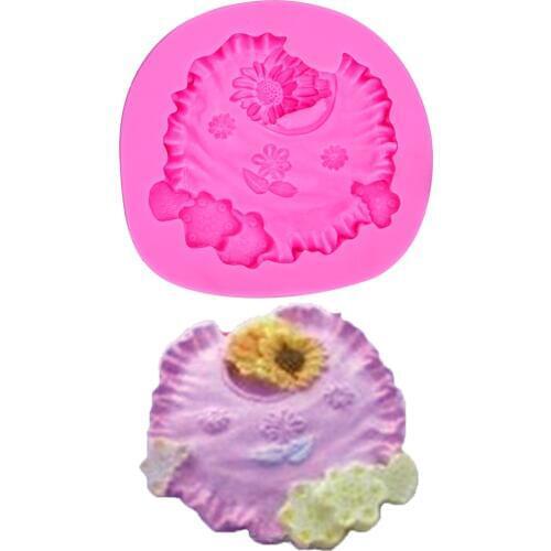 Baby born shaped 3D Reverse sugar molding Food Grade silicone mould polymer clay molds chocolate cake decoration tools FT-1157