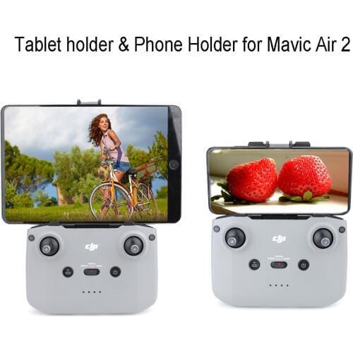 Mavic Air 2 Remote Control Holder Monitor Mount Phone Tablet Bracket Adapter Stand for DJI Mavic Air 2 Drone Accessories