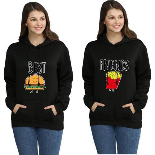 Friends French Fry Best Hoodies Sweatshirt Jacket Casual Oversized Hoodie Plus Size 4XL Merchandise